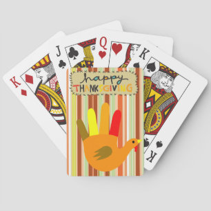Thanksgiving för uppspelningskortskrin casinokort
