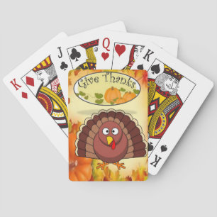 Thanksgiving för uppspelningskortskrin kortlek