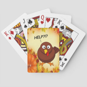 Thanksgiving för uppspelningskortskrin spel kort