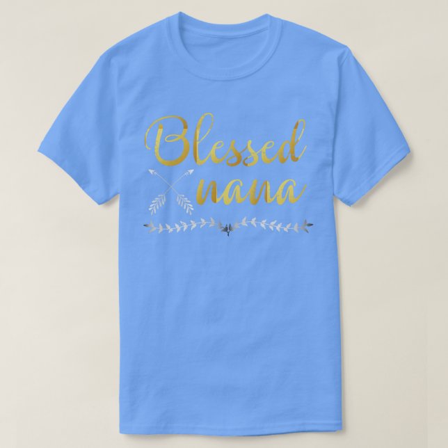 Thanksgiving för välsignad Nana T Shirt (Design framsida)