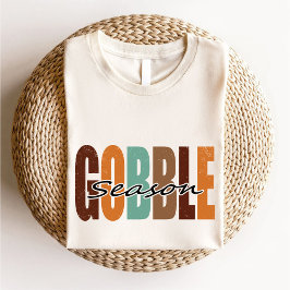 Thanksgiving för växlingssäsong - höst t shirt