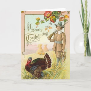 Thanksgiving för vintage helgkort