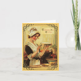 Thanksgiving för vintage helgkort