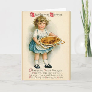 Thanksgiving för vintage helgkort