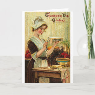 Thanksgiving för vintage helgkort