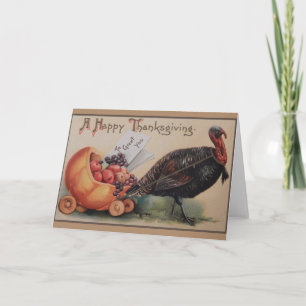 Thanksgiving för vintage helgkort