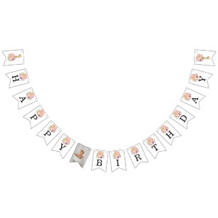 Thanksgiving Första födelsedag Pumpkin Vimplar