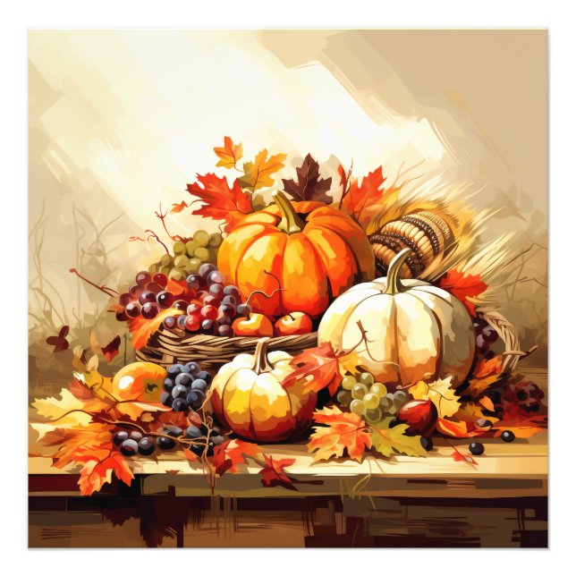 Thanksgiving Fototryck (Framsidan)