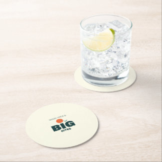 Thanksgiving/Friendsgiving Dinner Coaster Underlägg Papper Rund
