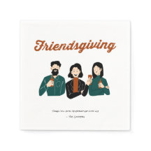 Thanksgiving Friendsgiving Friend Middag Party