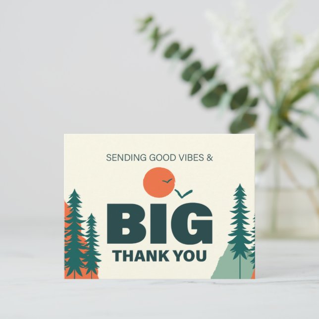 Thanksgiving/Friendsgiving PostCard Vykort (Stående Fram)