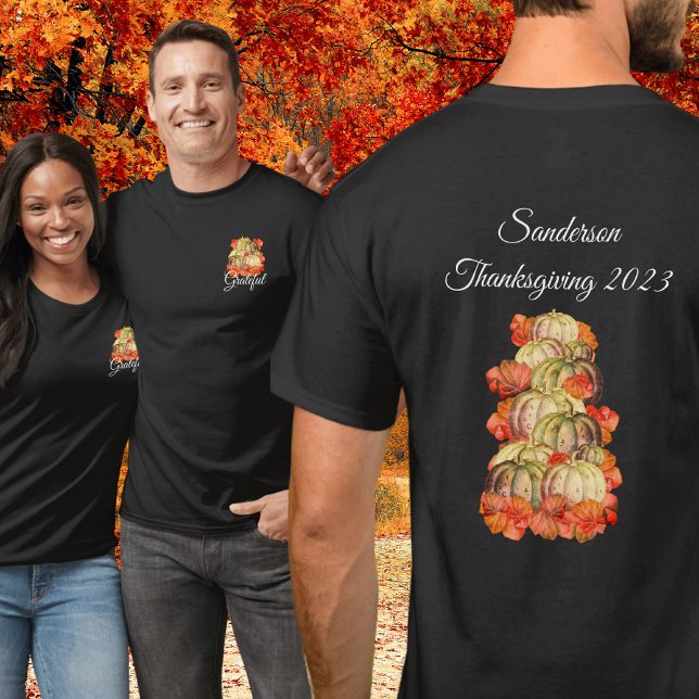 Thanksgiving Friendsgiving vattenfärgspumpor T Shirt (Skapare uppladdad)