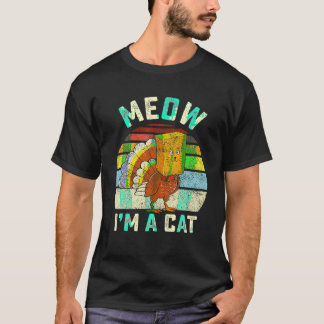Thanksgiving Funny Turkiet Fake Cat Retro Women Ma T Shirt