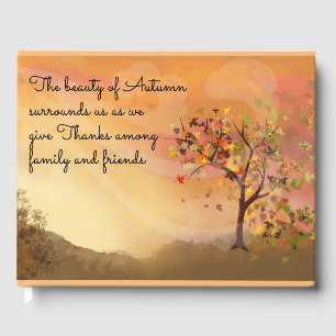 Thanksgiving Gathering Guestbook 2020 Gästböcker