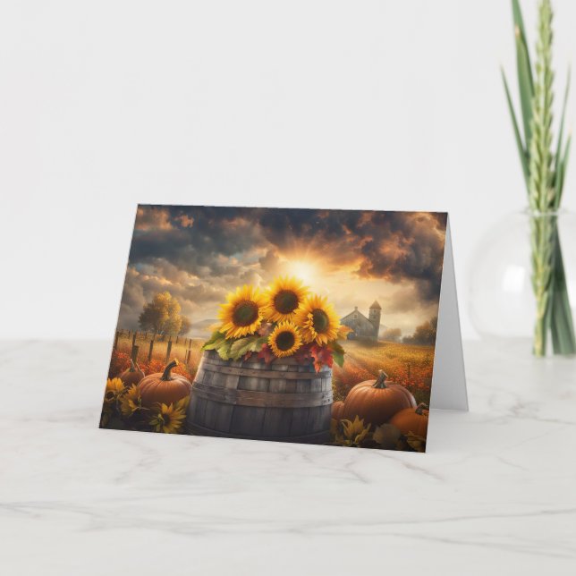 Thanksgiving General Happy thanksgiving Land Helgkort (Framsida)