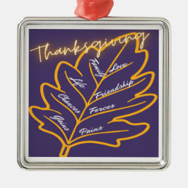 Thanksgiving Gifts Julgransprydnad Metall