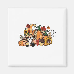 Thanksgiving Gnomes Höst löv Gnomes Funny Fall Magnet