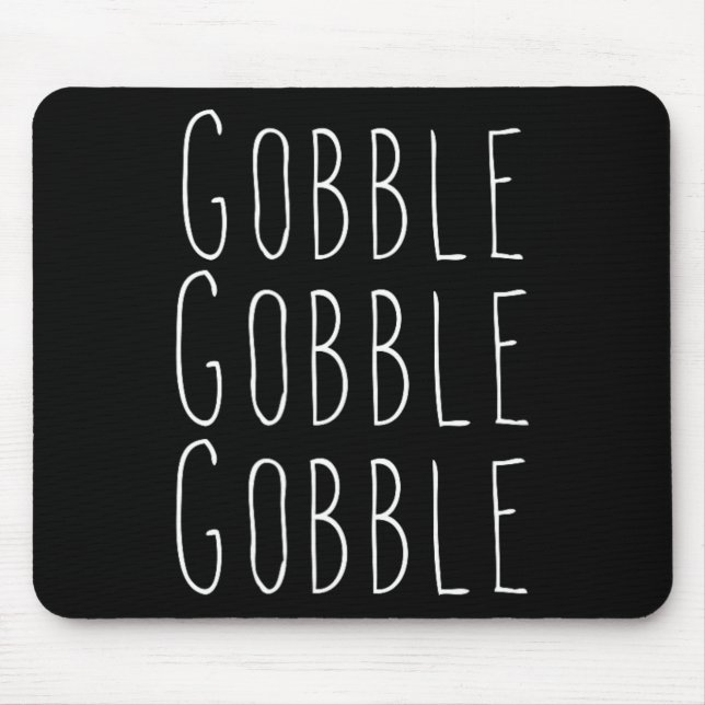 Thanksgiving gobbel musmatta (Framsidan)
