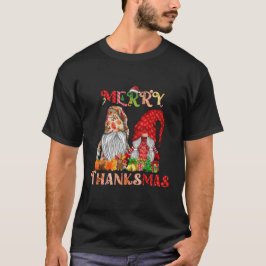 Thanksgiving God jul Thanksmas Gnomes T Shirt