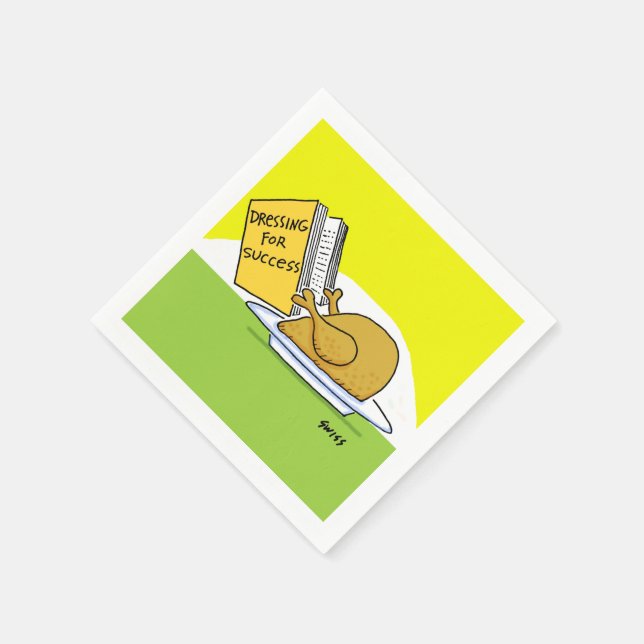 Thanksgiving God Jul Turkiet Informell Pappersservett (Hörn)