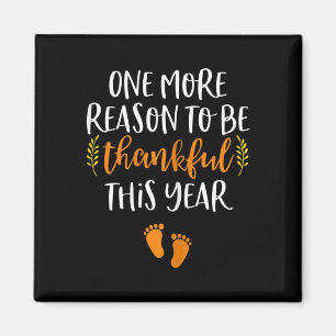 Thanksgiving Gravid aviseringsfall Baby Rev. Magnet