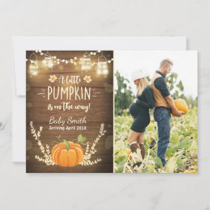 Thanksgiving gravid meddelande Little Pumpkin