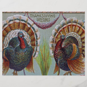 Thanksgiving Hälsning 1906