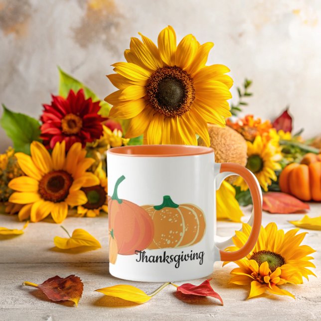 Thanksgiving Happiness in Every Sip Mugg (Skapare uppladdad)