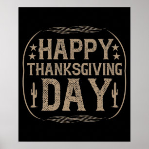 Thanksgiving - Happy thanksgiving-dagen Poster