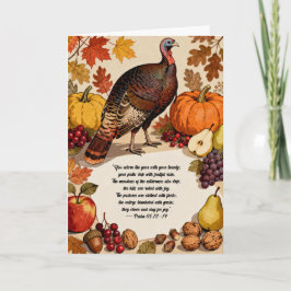 Thanksgiving Harvest Kort
