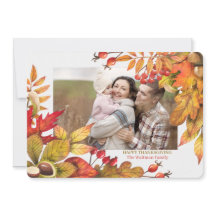 Thanksgiving Harvest Lövs Berries Horz Photo