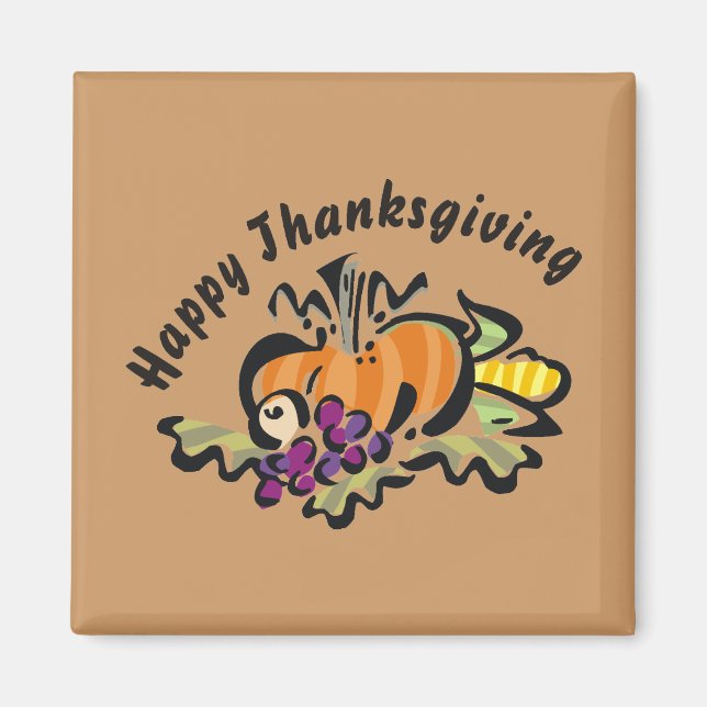 Thanksgiving Harvest Magnet (Framsidan)