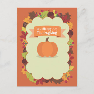 Thanksgiving Helg Vykort