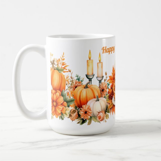 Thanksgiving Helgdag Series 15 oz Class Mugg (Vänster)