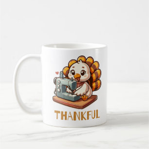 Thanksgiving Helgdag tacksamt djur Turkiet Kaffemugg