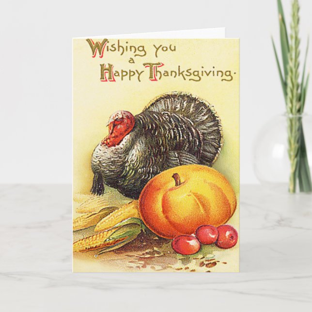 Thanksgiving Helgkort (Framsida)
