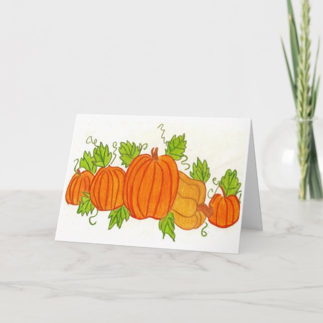 Thanksgiving Helgkort (Framsida)