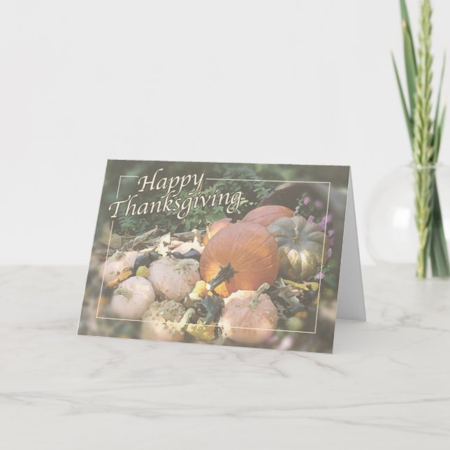 Thanksgiving Helgkort (Framsida)