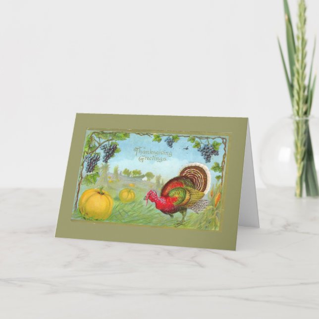Thanksgiving Helgkort (Framsida)
