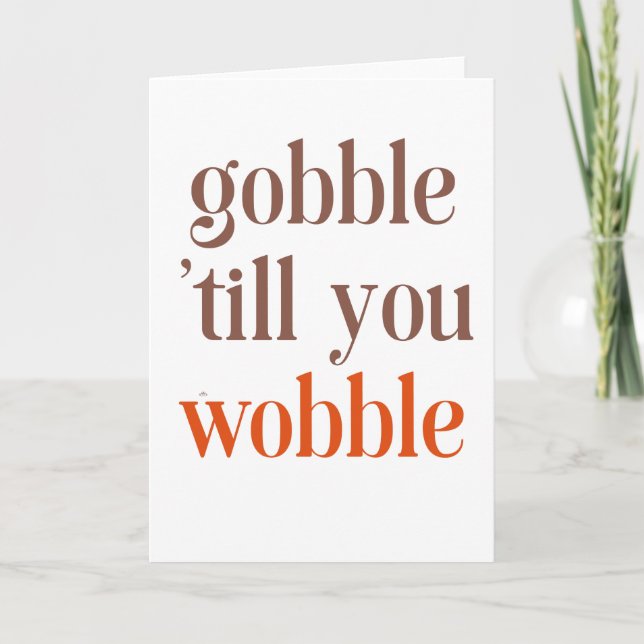 Thanksgiving Helgkort (Framsida)