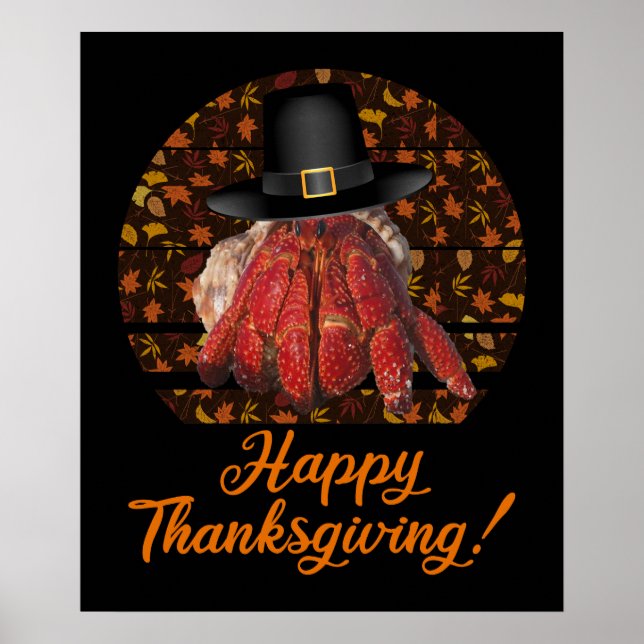 Thanksgiving Hermit Crab Poster (Framsidan)