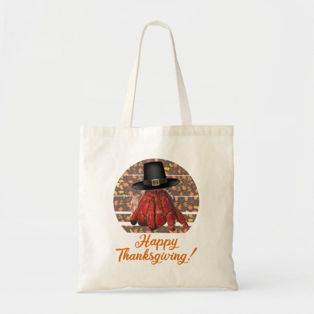 Thanksgiving Hermit Crab Tygkasse (Framsidan)