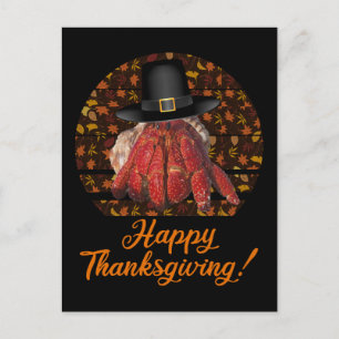 Thanksgiving Hermit Crab Vykort