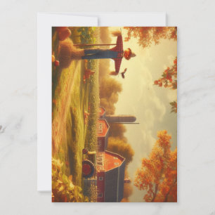 Thanksgiving/höst/fall på servergruppen julkort