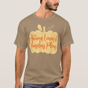 Thanksgiving Höst löv och pumpor, klipp T Shirt
