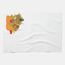 Thanksgiving Hösten Pumkin Kitchen Design Towel Kökshandduk