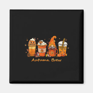 Thanksgiving Hösthöns Brew Fall Coffee Pumpkin Spi Magnet