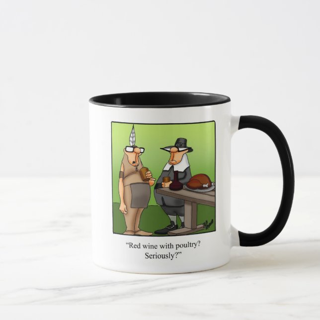 Thanksgiving Humor Coffee Mugg Gift (Höger)