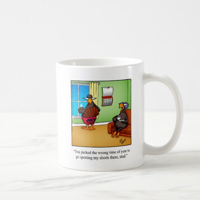 Thanksgiving Humor Coffee Mugg ’Spectickles’ (Höger)