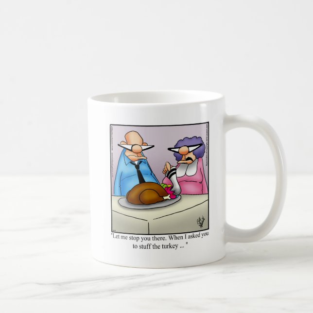 Thanksgiving Humor-kaffe Mugg (Höger)